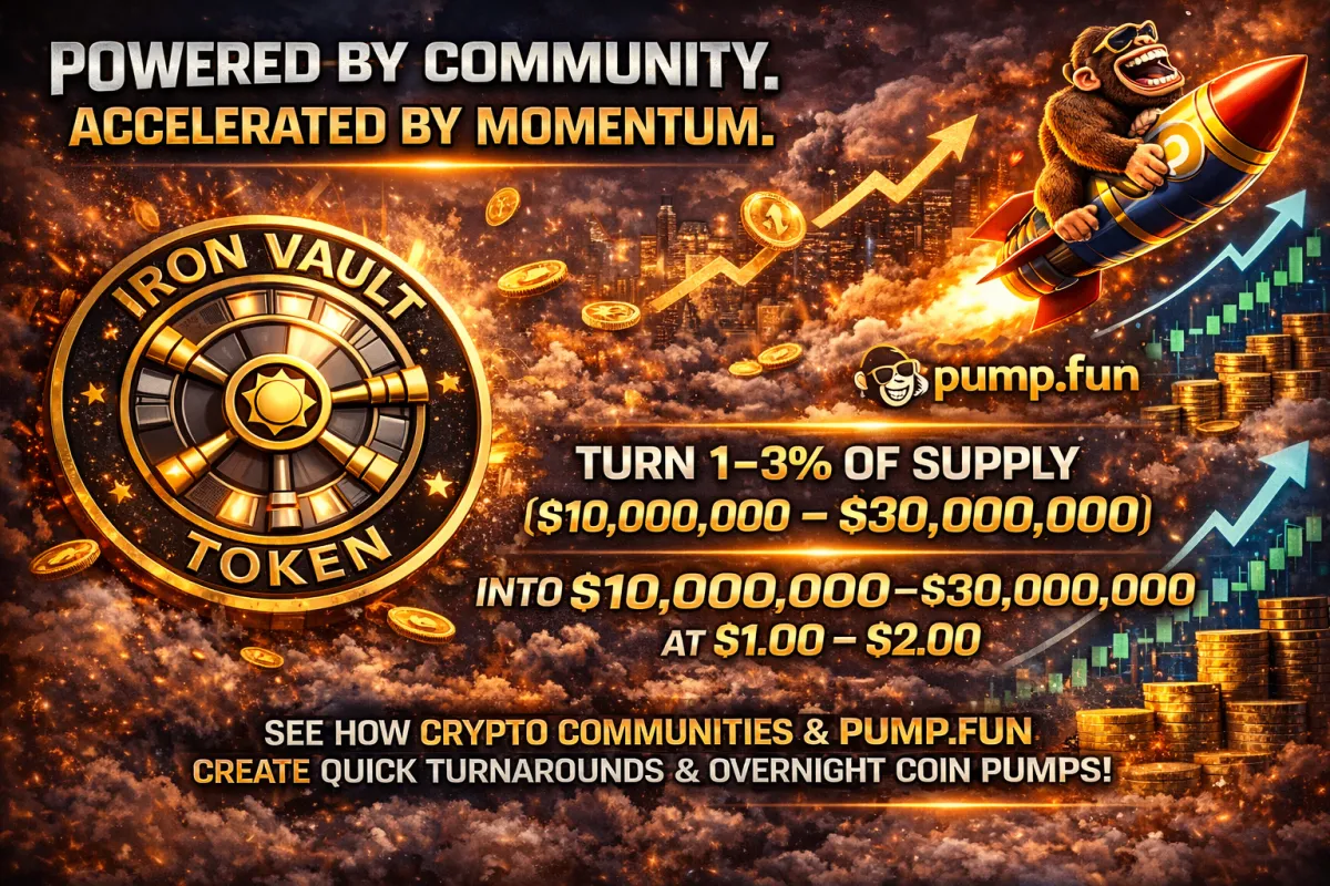 Powered By Community. Accelerated By Momentum. — Turn 1-3% of Supply Into $10M–$30M