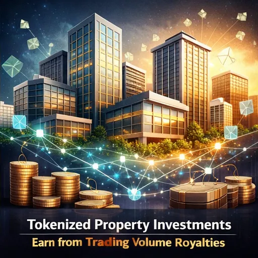 Tokenized Property Investments — Earn from Trading Volume Royalties